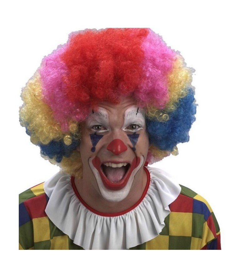 PELUCA PAYASO MULTICOLOR...