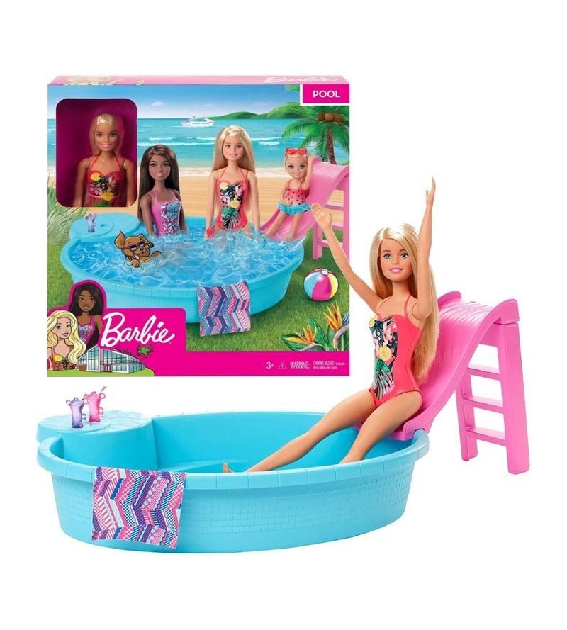 MATTEL Barbie con piscina...