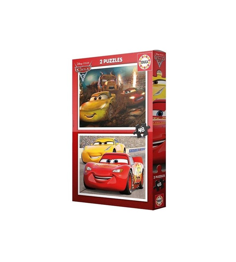 EDUCA PUZZLE  2X48 CARS 3...