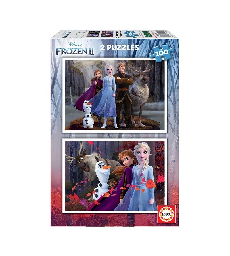 EDUCA PUZZLE  2X100 FROZEN...