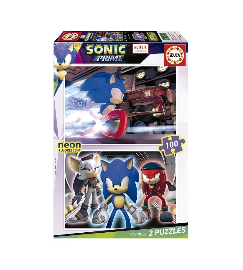 EDUCA PUZZLE  2x100 SONIC...