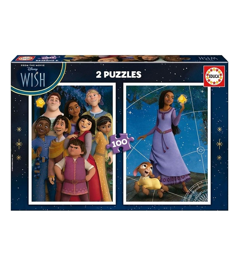 EDUCA PUZZLE  2x100 WISH...