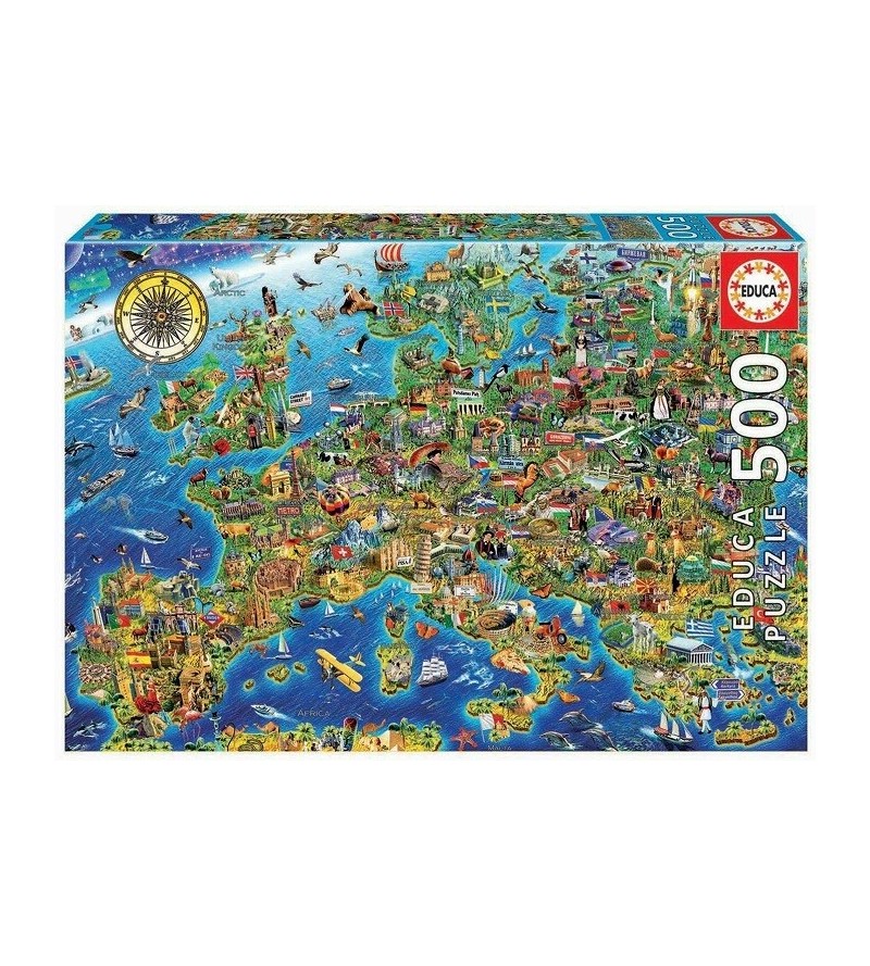 EDUCA PUZZLE  500 MAPA DE...