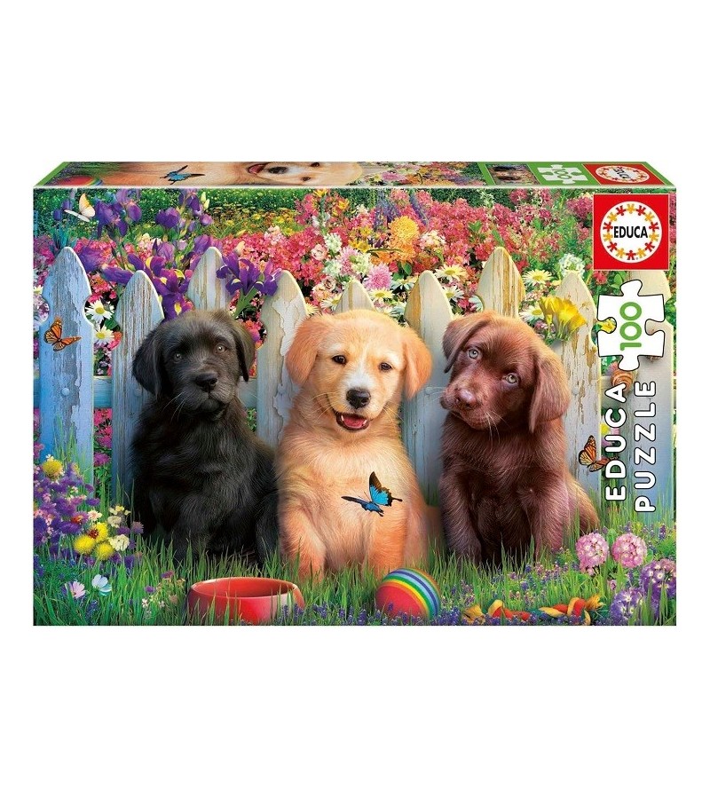 EDUCA PUZZLE  100 PERRITOS...