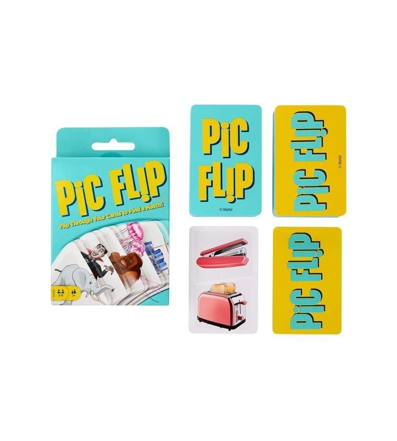 MATTEL JUEGO PIC FLIP  -...