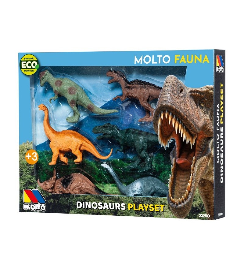 MOLTO SET DE DINOS  +3  23250