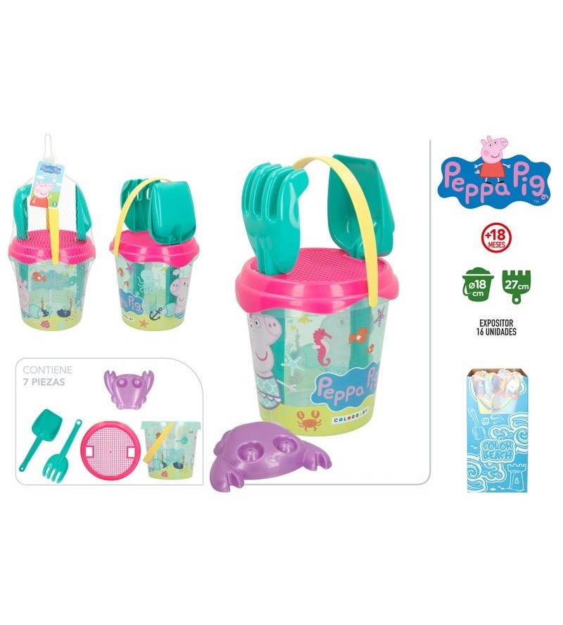 CB PEPPA PIG-SET CUBO PLAYA...