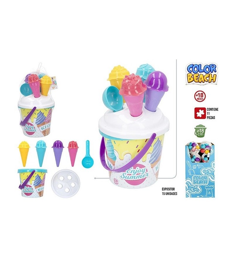 CB SET CUBO PLAYA 18 CM ICE...