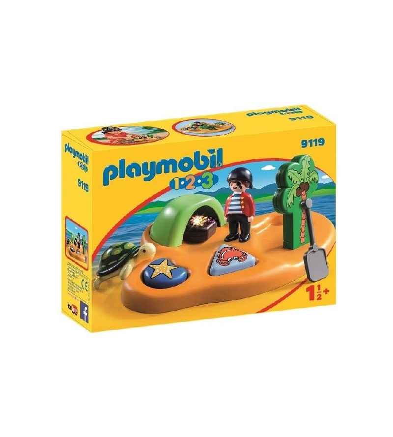 Playmobil 1.2.3 Isla Pirata...