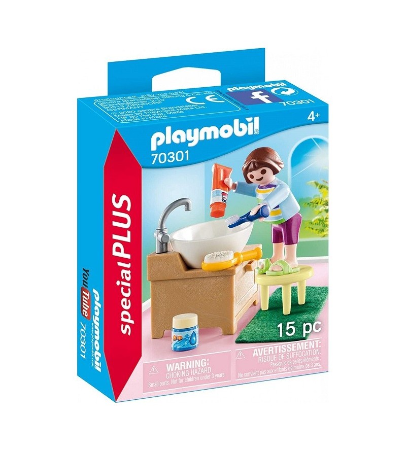 PLAYMOBIL Niña con Lavabo...