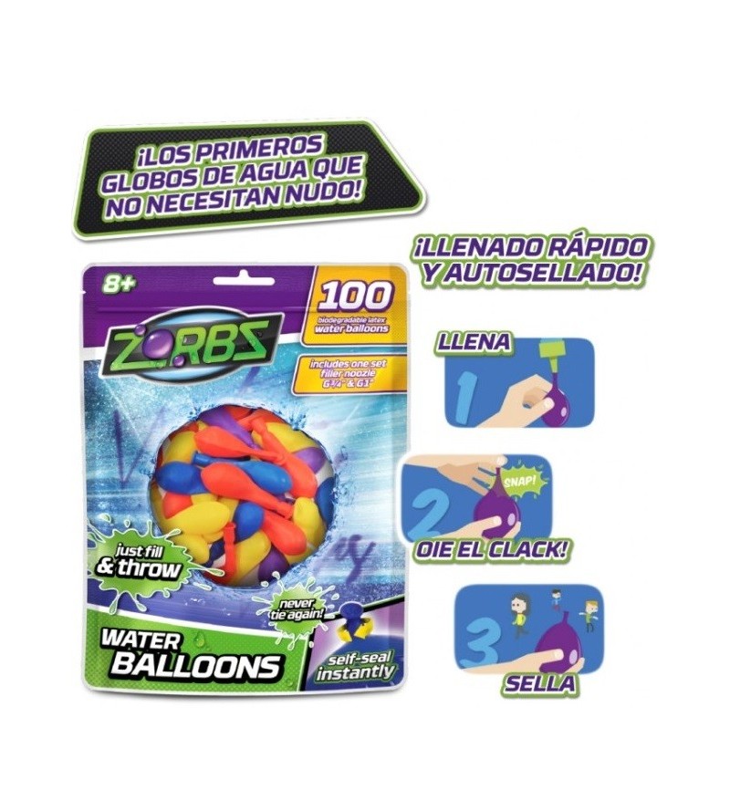 GIOCHI PACK 100 GLOBOS AGUA...