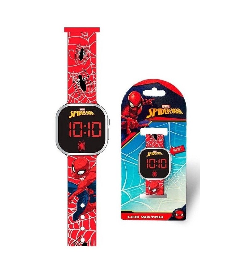 KIDS RELOJ LED SPIDERMAN...