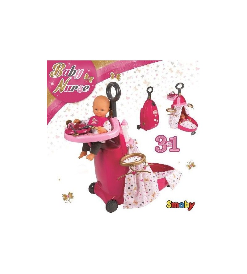 SMOBY MUÑECAS TROLLEY NURSERY